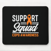 COPD Warrior Support Squad COPD Bewustzijn Muismat (Voorkant)
