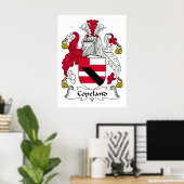 Copeland Family Crest Poster (Thuiskantoor)
