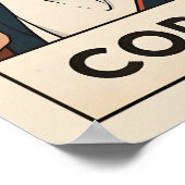 Copenhage vintage travel poster, poster (Hoek)