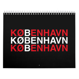COPENHAGEN Deense vlag Kalender
