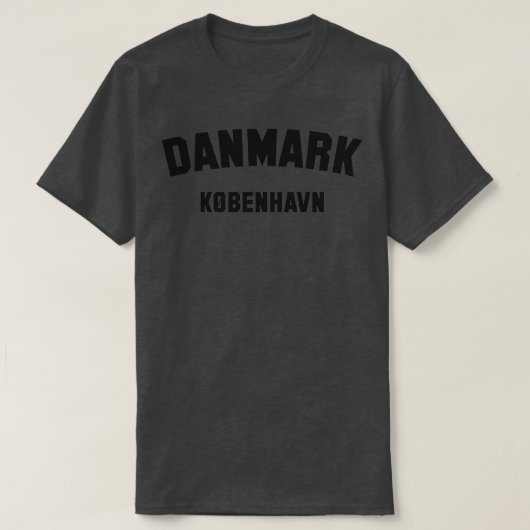 COPENHAGEN Denemarken 2 T-shirt (Design voorkant)