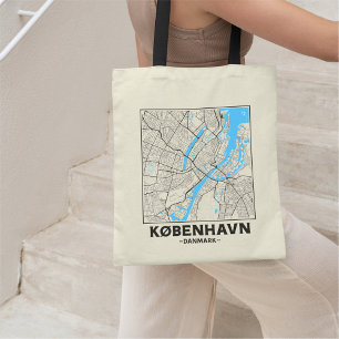 Copenhagen, Denemarken, Stadsplattegrotis tas