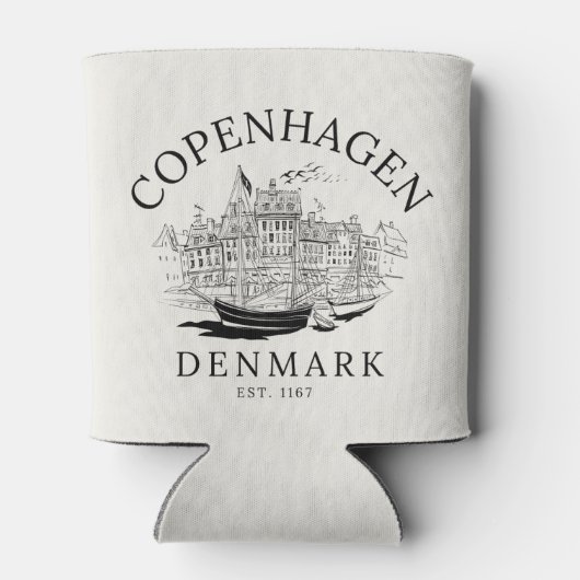 Copenhagen Denmark Landscape Blikjeskoeler (Achterkant)