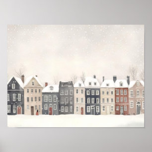 Copenhagen Illustration Hiver Impression de Copenh