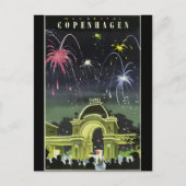 Copenhagen vintage reisposter, briefkaart (Voorkant)