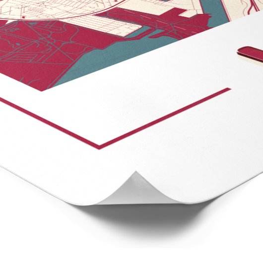 Copenhague BIG Classic Map Poster RB (Coin)