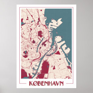 Copenhague BIG Classic Map Poster RB