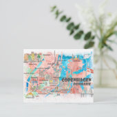 Copenhague Danemark Carte de la ville idéale (Debout devant)