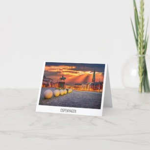 Copenhague, Danemark carte postale voyage
