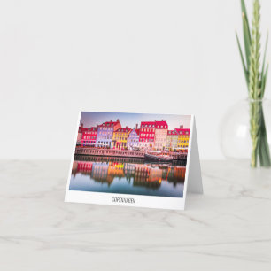 Copenhague, Danemark carte postale voyage