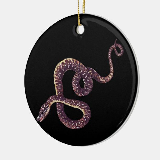 Coperhead Snake Scary Reptile Serpent Keramisch Ornament (Links)