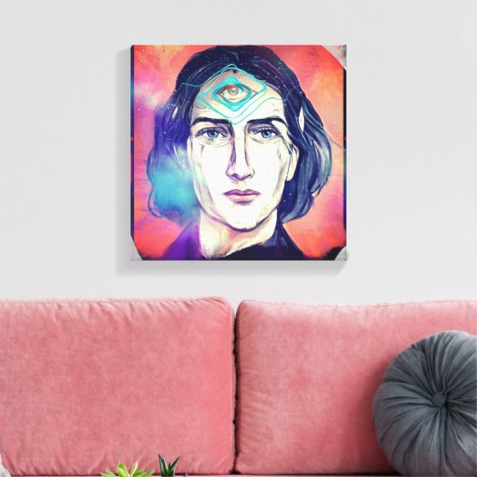 Copernicus a Fire Elf High Weirdness Canvas Afdruk (Insitu (Woonkamer))