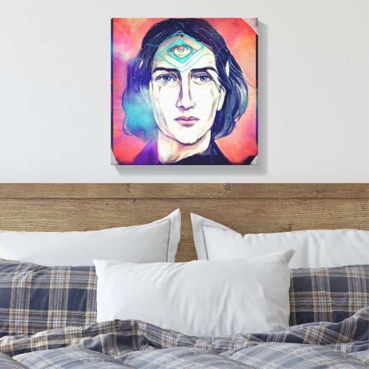 Copernicus a Fire Elf High Weirdness Canvas Afdruk (Insitu (Slaapkamer))