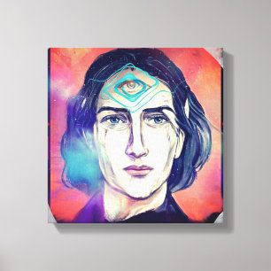 Copernicus a Fire Elf High Weirdness Canvas Afdruk