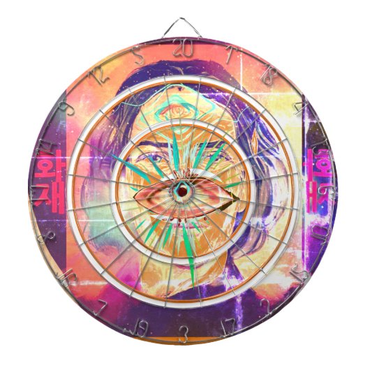 Copernicus a Fire Elf High Weirdness Dartbord (Voorkant)