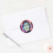 Copernicus a Fire Elf High Weirdness Ronde Sticker (Envelop)