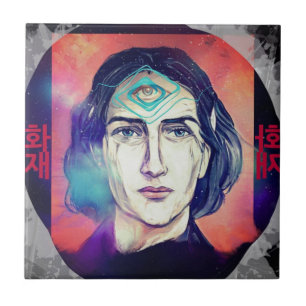 Copernicus a Fire Elf High Weirdness Tegeltje