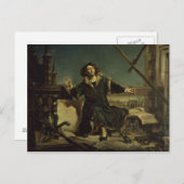 Copernicus in de toren van Frombork Briefkaart (Voorkant / Achterkant)