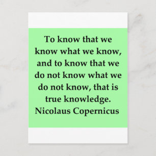 copernicuscitaat briefkaart