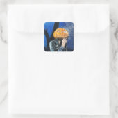 Copfietser Vierkante Sticker (Tas)