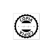 Cópia, Tampon portugais en caoutchouc (Impression)
