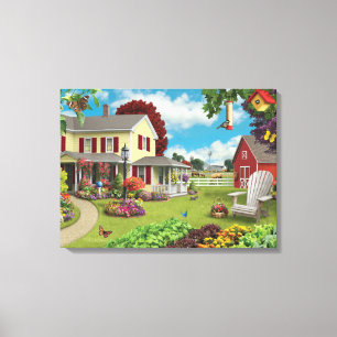 Copie à la maison de toile de "pays d'Alan Giana"