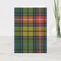 Copie antique de tartan de Buchanan de carte de