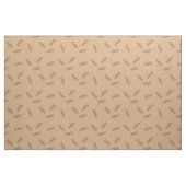 Copie Brown de libellule du tissu | de motif de (Fat Quarter)