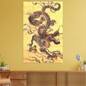 Copie chinoise vintage de toile de dragon (Insitu(Salon))