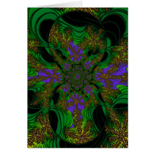 Copie d'art abstrait de ~ "d'orchidées de jungle"