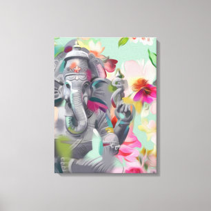 Copie d'art de Bouddha Ganesha sur la toile