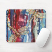 Copie d'art, libellules, tapis de souris (Avec souris)