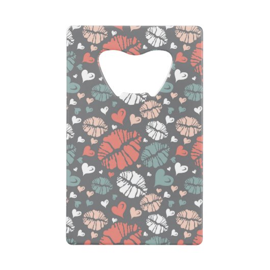 Copie de baiser et motif de coeur (Devant)