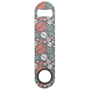 Copie de baiser et motif de coeur