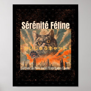 Copie de Copie de Meow Wellness S Sticker Poster