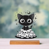 Copie de Crânes de Chat Mignon Créatif Gothique Ch (Neutre)