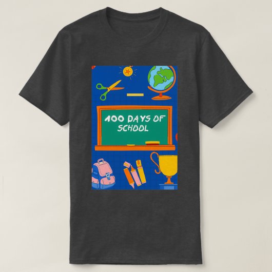 Copie de dagen van schooldagen slim t-shirt (Design voorkant)