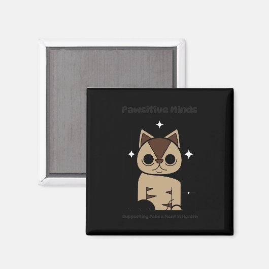 Copie de Meow Wellness S Sticker Magneet (Voorkant / Achterkant)