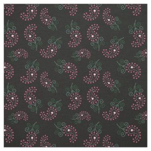 Copie de Paisley de points du tissu Pretty de