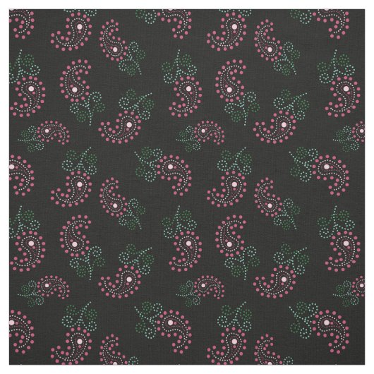 Copie de Paisley de points du tissu |Pretty de (Échantillon)