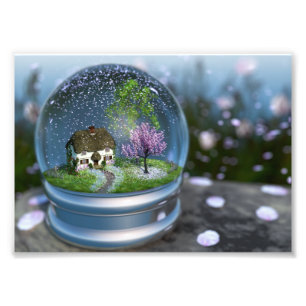 Copie de photo de globe de fleurs de cerisier