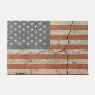 Copie de tapis de porte avec le drapeau vintage