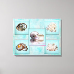 Copie de toile de coquilles de mer - 5 images