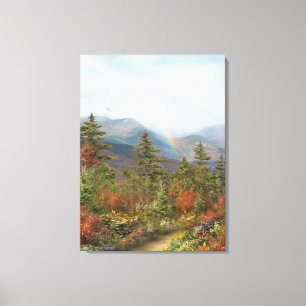 Copie de toile "de montagnes brumeuses" d'Alan