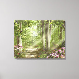 Copie de toile de vie d'Alan Giana "forêt"