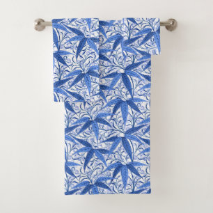 Copie de William Morris, bleu de cobalt et blanc