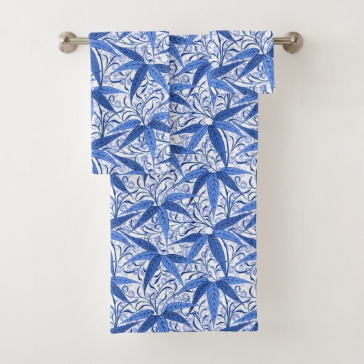 Copie de William Morris, bleu de cobalt et blanc (En situation)
