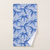 Copie de William Morris, bleu de cobalt et blanc (Serviette à main)