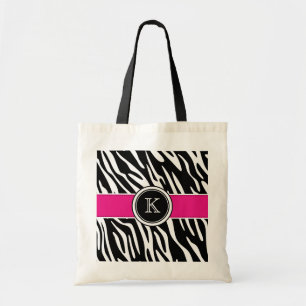 Copie de zèbre de monogramme avec le sac
