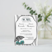 Copie de zèbre et invitation de douche d'accent de (Debout devant)